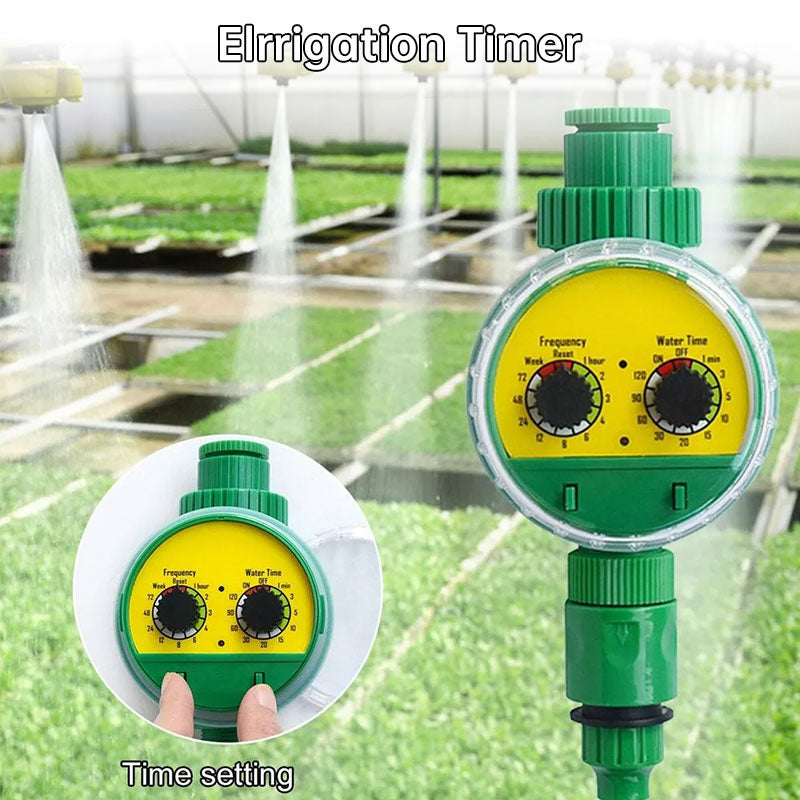 Digital Programmable Water Timer for Garden Irrigation - LCD Display, Automatic On/Off, Weatherproof Design