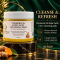 Turmeric & Kojic Acid Cleansing Pads – 2 in 1