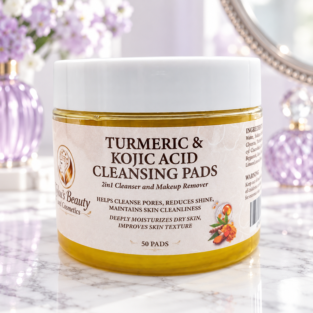 Turmeric & Kojic Acid Cleansing Pads – 2 in 1